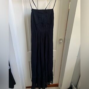 Ba&sh midi sundress in navy